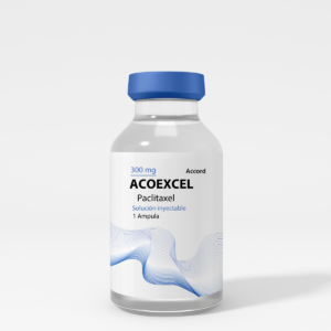 Acoexcel 300 mg ámpula, medicamento de quimioterapia.