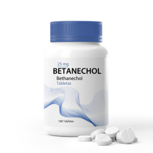 Betanechol 25 mg tabletas, tratamiento para vaciamiento urinario.