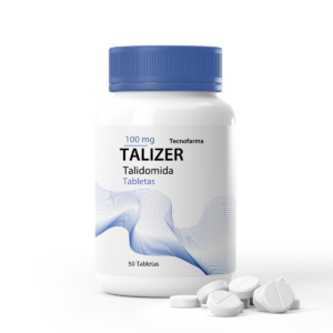 Talizer 100 mg tabletas, medicamento oncológico para tratamiento de cáncer.