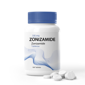 Zonizamide 100 mg tabletas, tratamiento para epilepsia.