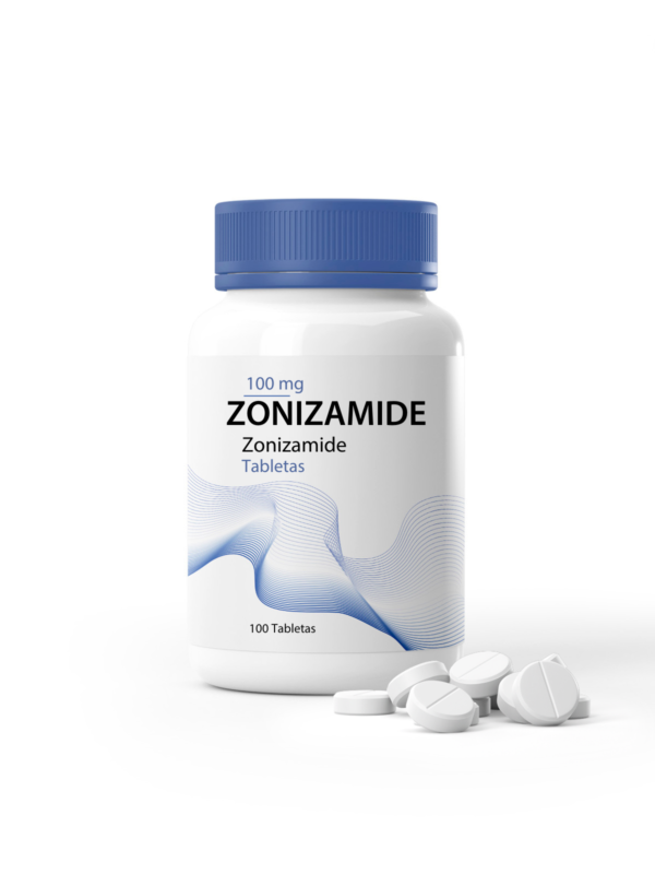 Zonizamide 100 mg tabletas, tratamiento para epilepsia.